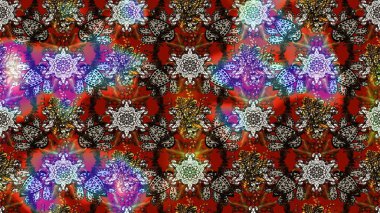 Çiçek deseni. Flower eskiz arka planı. Şatafatlı bahar bahçesi dokusu. Raster illüstrasyonu.