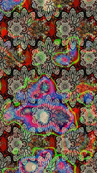 Tarafsız renklerde çiçekler. Raster illüstrasyonu. Şirin çiçek elementleri. Çizim.