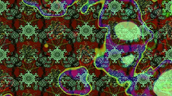 Fantezi çiçekli eskiz deseni, doğal duvar kağıdı, çiçek desenli kıvrım çizimi. Paisley el çizimi elementler. Ev dekoru.