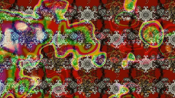 Çiçek desenli eskiz, yaz çiçekleri. Kırmızı renkte çiçekler. Renkli Bahar Teması eskiz kalıbı. Düz Çiçek Elementleri Tasarımı.