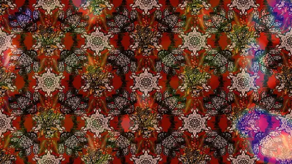 Küçük çiçekteki sevimli çiçek deseni. Raster illüstrasyonu. Tony 'nin kumaş kalıbını çiz. Modaya uygun kumaş deseni.