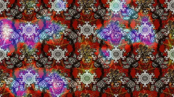 Çiçek deseni. Flower eskiz arka planı. Şatafatlı bahar bahçesi dokusu. Raster illüstrasyonu.