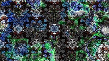 Çiçekli karalama şeklinde Raster çiçek deseni. Yumuşak, bahar çiçekli arka plan. Gri renkli çiçekler.