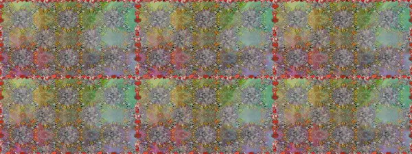 Gri ve nötr renklerde etnik çiçeklerle kusursuz bir desen. Raster Çiçek İllüstrasyonu güzel tekstil..