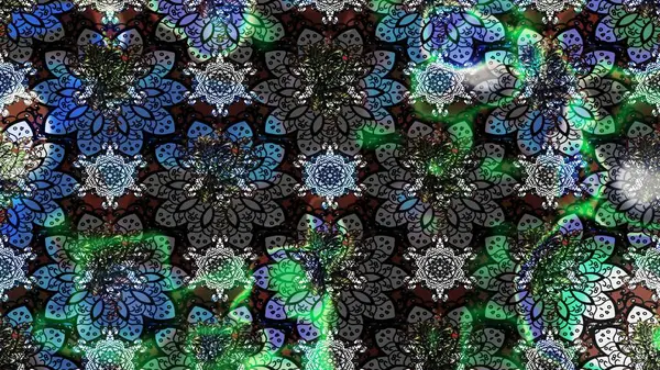 Çiçekli karalama şeklinde Raster çiçek deseni. Yumuşak, bahar çiçekli arka plan. Gri renkli çiçekler.