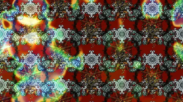 Çizim çiçek deseni duvar kağıdı, web sitesi arka planı, ambalaj kağıdı, davetiye, broşür, afiş veya web sitesi için kullanılabilir. El çizimi Raster çizimi. Parlak elementlerin.