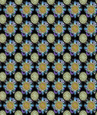 Tropik çiçekler. Siyah ve nötr renklerde çiçekler. Tişörtsüz arka plan deseni.