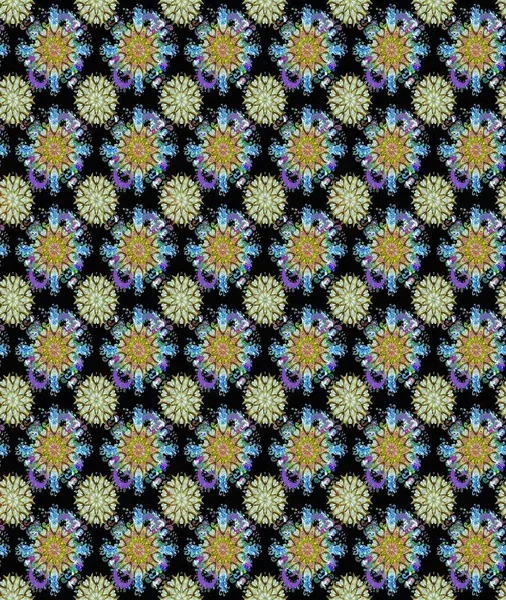 Tropik çiçekler. Siyah ve nötr renklerde çiçekler. Tişörtsüz arka plan deseni.