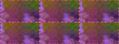 Raster illüstrasyonu. Çiçek. Kusursuz dekoratif arka plan, çiçek mandala. Kahverengi renklerde.