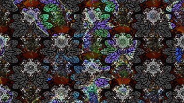 Çiçek deseni. Düz Çiçek Elementleri Tasarımı. Raster güzel kumaş deseni çiziyor. Renkli Bahar Teması çizim şablonu.