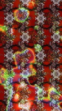 Düz Çiçek Elementleri Tasarımı. Çiçek deseni. Renkli Bahar Teması eskiz kalıbı. Raster çizimi. Güzel kumaş deseni..