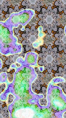 Klasik taslak çizimi. Raster Yumuşak kumaş deseni. Çiçeksel nötr çizim kalıbı. Raster çiçek izi..