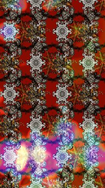 Güzel suluboya yaz çiçekleri deseni..