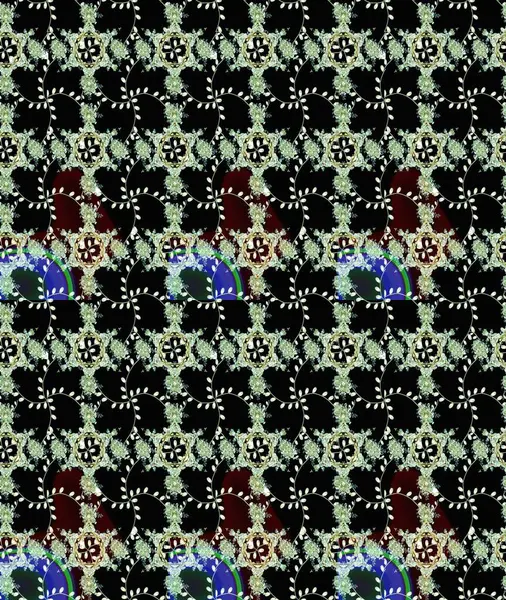 Nazik romantik baskı. Tatil havası. Siyah ve nötr renklerde çiçekler. Bahar mevsimi. Raster dikişsiz sevimli çiçek deseni.