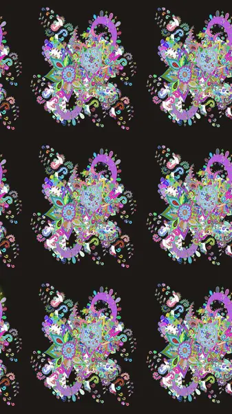 Bahar mevsimi. Nazik romantik baskı. Raster güzel bir çiçek deseni çizmiş. Tatil havası. Gri renkli çiçekler.