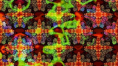 Kızılderili desenli desenli desenli şal deseni. Etnik Mandala süsü. Raster Henna dövme stili. Tekstil, tebrik kartı, boyama kitabı, telefon kılıfı baskısı için kullanılabilir.