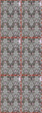 Gri renkli şirin çiçekler. Küçük çiçekli basit, dikişsiz desen. Moda baskısı, albüm, ambalaj kağıdı ve duvar kağıdı için zarif dekoratif süslemeler. Raster illüstrasyonu.