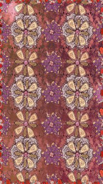 Raster. Güzel suluboya çiçekler, parlak resimler ilham verici ve pembe çiçek desenli arkaplan..