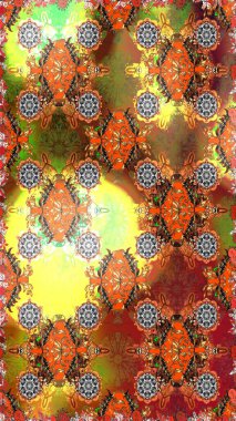 Kahverengi renkli çiçekler. Raster düz çiçekleri pürüzsüz desen. Tasarım hediye paketi, tebrik kartları, posterler ve afiş tasarımı.