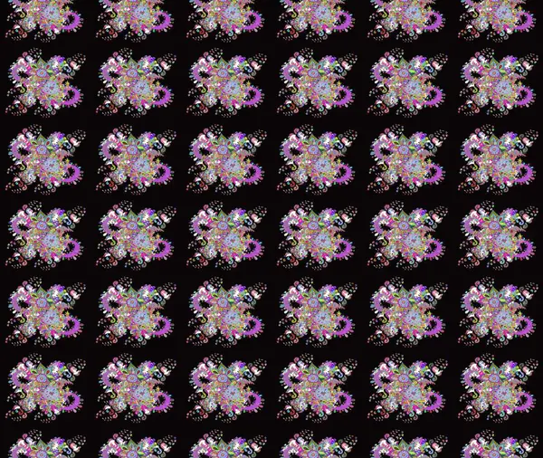 Kusursuz Vintage Çiçek Deseni. Raster Kalça dokusu deseni.