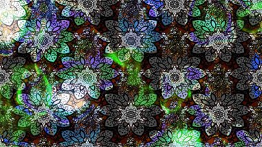 Motley illüstrasyonu. Robot resim. Çiçekli bahar çiçekleri. Küçük çiçekte güzel bir desen. Küçük renkli çiçekler. Moda baskıları için zarif bir şablon.