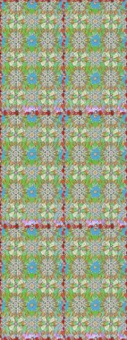 Raster güzel kumaş deseni. Soyut zerafet çiçek arka plan ile seamless modeli.