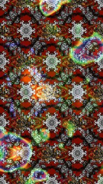 Raster illüstrasyonu. Tropik çiçek desenleri. Gri renkli çiçekler.