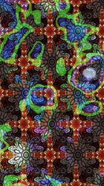 Raster suluboya çiçek deseni, narin çiçekler, kahverengi çiçekler, tebrik kartı şablonu. Raster Güzel kumaş deseni.