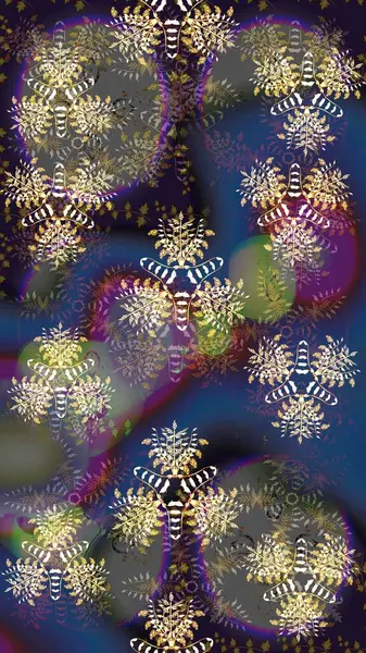 Raster düz çiçek çizim deseni. Hediye ambalaj kağıdı, tebrik kartları, posterler ve pankart tasarımı. Gri ve mor renkte çiçekler.