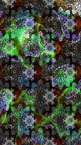 Raster Güzel kumaş deseni. Raster suluboya deseni, narin çiçekler, gri çiçekler, tebrik kartı şablonu..