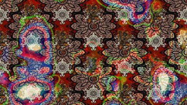 Güzel suluboya yaz çiçekleri deseni..