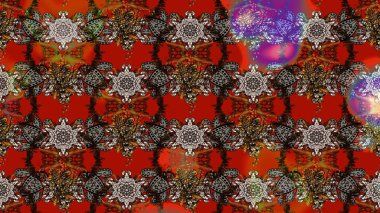 El yapımı çiçek ve bitki koleksiyonu. Raster illüstrasyonu. Eskiz tarzı kahverengi renklerde. Şirin karalamalı çiçek desenli çizim. Raster illüstrasyonu.