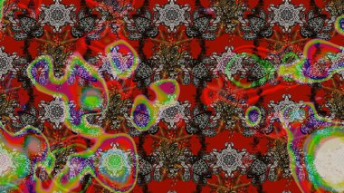 Çiçekli karalama şeklinde Raster çiçek deseni. Yumuşak, bahar çiçekli arka plan. Gri renkli çiçekler.