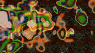 Çiçekli eskiz çizimi. Kahverengi renkli çiçekler. Renkli Yaz Temalı eskiz kalıbı. Düz Çiçek Elementleri Tasarımı.