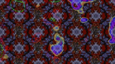 Kızılderili desenli desenli desenli şal deseni. Etnik Mandala süsü. Raster Henna dövme stili. Tekstil, tebrik kartı, boyama kitabı, telefon kılıfı baskısı için kullanılabilir.