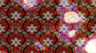 Çiçekli yumuşak bir eskiz şekli. Raster çiçekleri klasik tarzda çizilmiş. Kahverengi renklerde bahar çiçekleri. Raster illüstrasyonu.