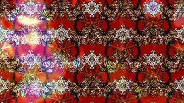 El çizimi çiçek çizimi deseni (fayans). Şirin çiçekli, desenli, kahverengi renkli bir eskiz deseni. Tekstil için suluboya çizim deseni.