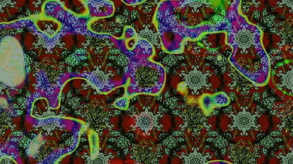 Gömlek, arka plan modelini çiz. Tropik çiçekler. Yeşil renkte çiçekler.