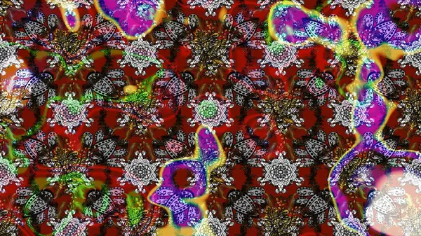 Anti-stres için soyut örnek sayfası. Raster illüstrasyonu. Gri renklerde.