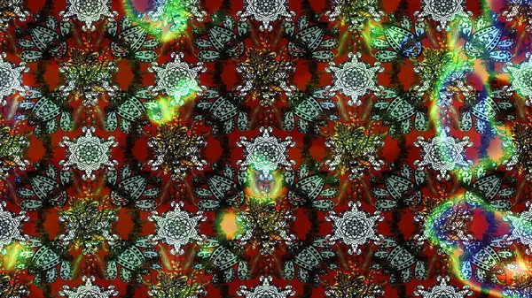 Tomurcukları papatya çiçekleri olan sevimli bir çiçek deseni. Eskiz geçmişi. Raster illüstrasyonu. Kumaş, tekstil, duvar kağıdı baskısı için. Eski usul. Miles Fleur, dandik süs.