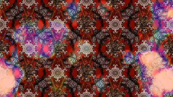 Eskiz Vintage Çiçek Deseni. Raster Kalça dokusu deseni.