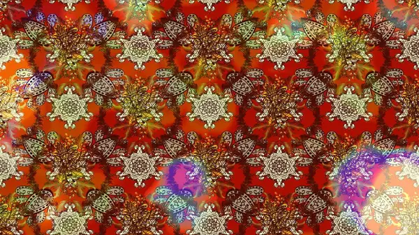 Raster çiçek desenli çiçek deseni, yapraklar, dekoratif elementler, sıçrama, lekeler, el çizimi kontur çizgileri ve Doodle çizim stili, grafik raster çizim çizimi.