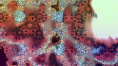 Raster illüstrasyonundaki çiçek desenli çizim. Kahverengi renkli çiçekler. Renkli Yaz Temalı eskiz kalıbı. Düz Çiçek Elementleri Tasarımı.