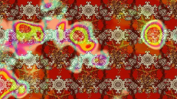 Botanik çizim kalıbı. Organik elementler. Suluboya etkisi. Raster deseni.