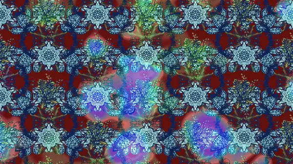 Doodle çiçekler ve dalları, otlar ve çiçekler. Elle çizilmiş. Raster resim. Güzel kumaş deseni.