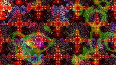 Raster illüstrasyonu. Küçük çiçekli şirin bir desen. Çiçek ve yapraklı çiçek deseni.