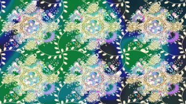 Mavi renkli çiçekler. Renkli Bahar Teması eskiz kalıbı. Çiçek desenli eskiz, yaz çiçekleri. Düz Çiçek Elementleri Tasarımı.