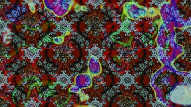 Suluboya çizim kalıbı. Çiçek izi. Suluboya tarzında kahverengi renkte çiçekler.