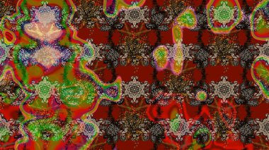 Çiçekli el çizimi çizimi deseni. Modern gelişim kahverengi raster arka plan duvar kâğıdı illüstrasyon klasik çizgili iz sürme desenli çiçekler, çiçekli süsler.