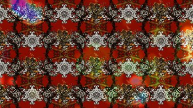 Renkli Bahar Teması eskiz kalıbı. Düz Çiçek Elementleri Tasarımı. Raster..